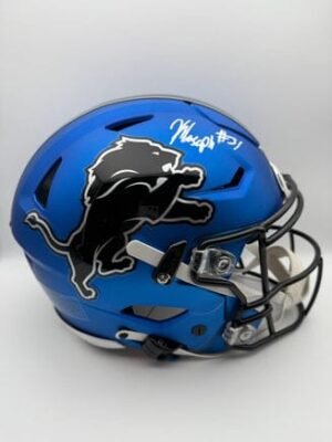 Detroit Lions Alternate Riddell SpeedFlex Helmet - GG Edition 01173