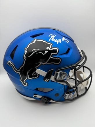 Detroit Lions Alternate Riddell SpeedFlex Helmet - GG Edition 01173